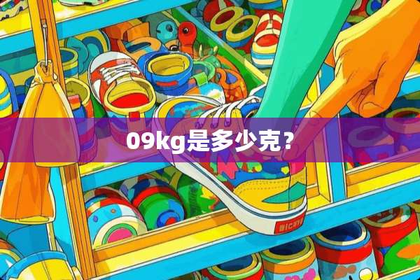 09kg是多少克？