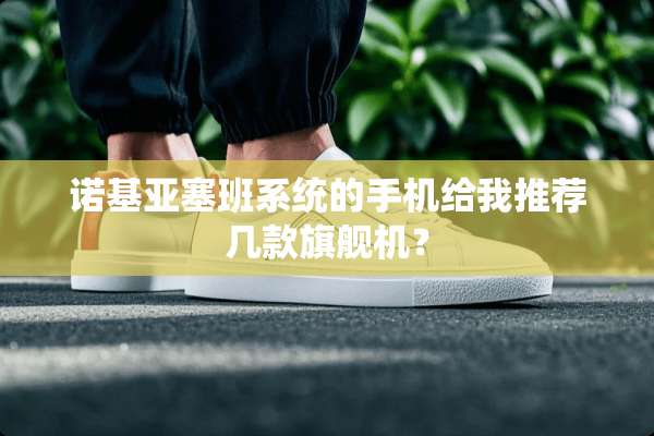 诺基亚塞班系统的手机给我推荐几款旗舰机？