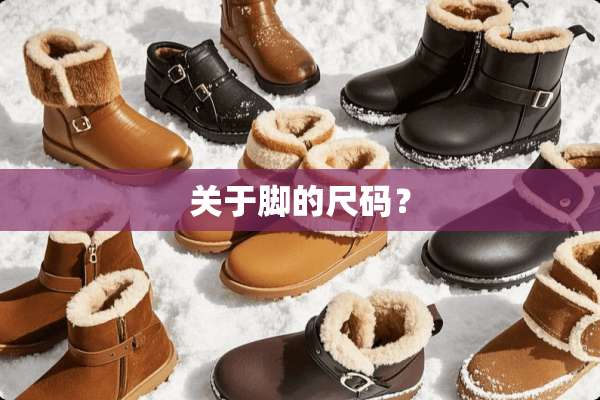 关于脚的尺码？