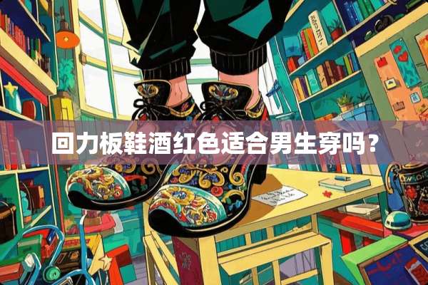 回力板鞋酒红色适合男生穿吗？