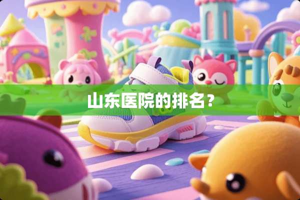 山东医院的排名？