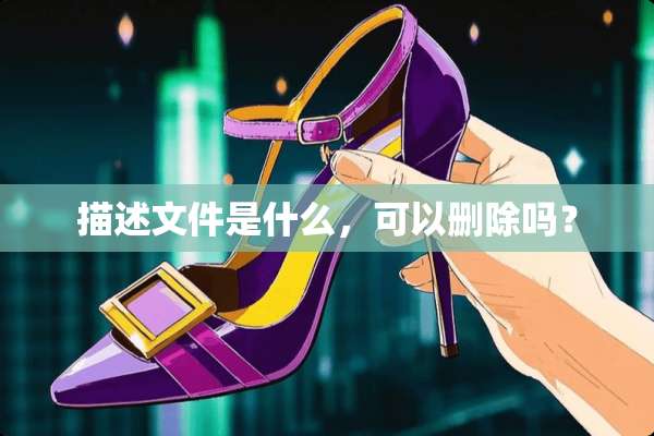 描述文件是什么，可以删除吗？