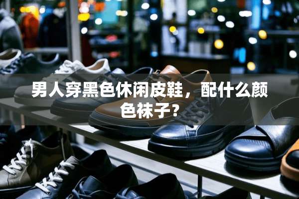 男人穿黑色休闲皮鞋，配什么颜色袜子？