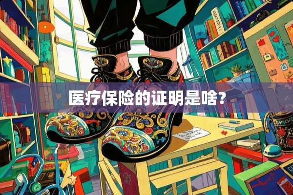医疗保险的证明是啥？