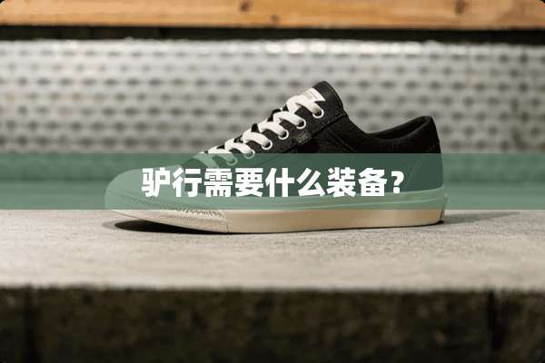 驴行需要什么装备？
