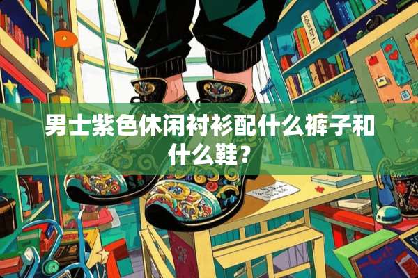 男士紫色休闲衬衫配什么裤子和什么鞋？