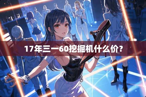 17年三一60挖掘机什么价？