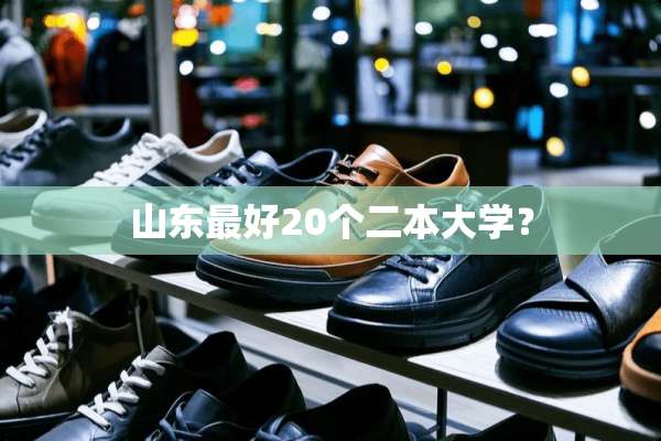 山东最好20个二本大学？