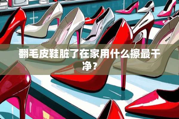 翻毛皮鞋脏了在家用什么擦最干净？