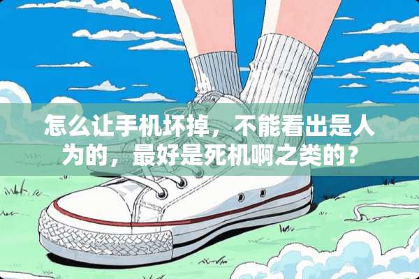 怎么让手机坏掉，不能看出是人为的，最好是死机啊之类的？