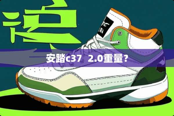 安踏c37  2.0重量？