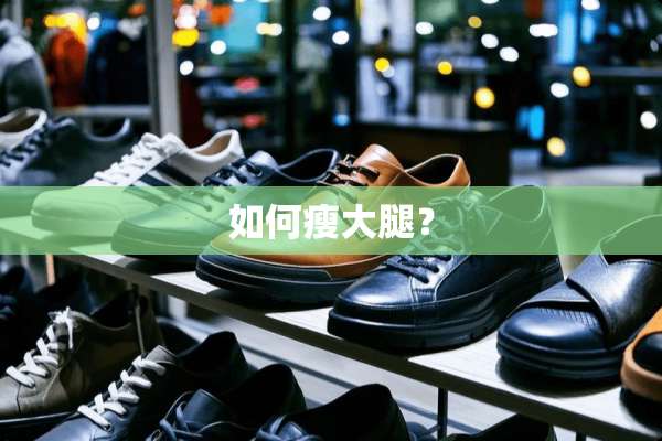 如何瘦大腿？