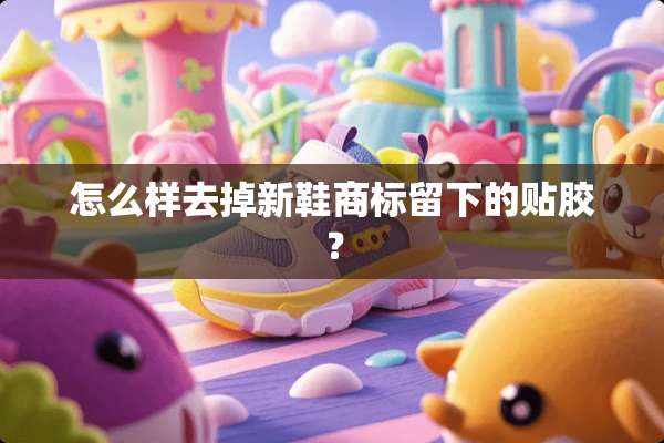 怎么样去掉新鞋商标留下的贴胶？