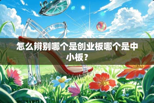 怎么辨别哪个是创业板哪个是中小板？