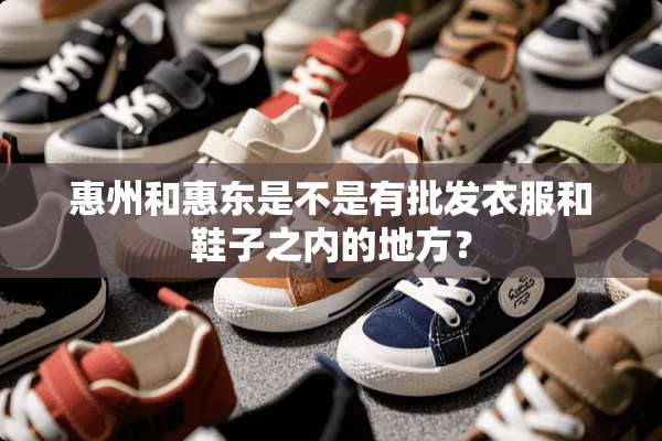 惠州和惠东是不是有批发衣服和鞋子之内的地方？
