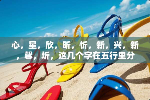 心，星，欣，昕，忻，新，兴，新，馨，圻，这几个字在五行里分别属什么？