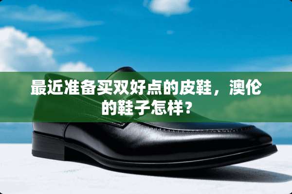 最近准备买双好点的皮鞋，澳伦的鞋子怎样？