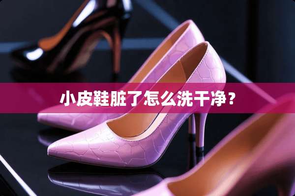 小皮鞋脏了怎么洗干净？
