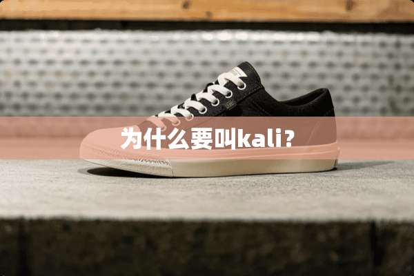 为什么要叫kali？
