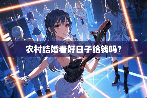 农村结婚看好日子给钱吗？