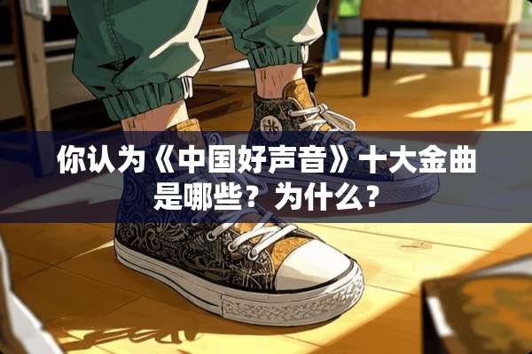 你认为《中国好声音》十大金曲是哪些？为什么？