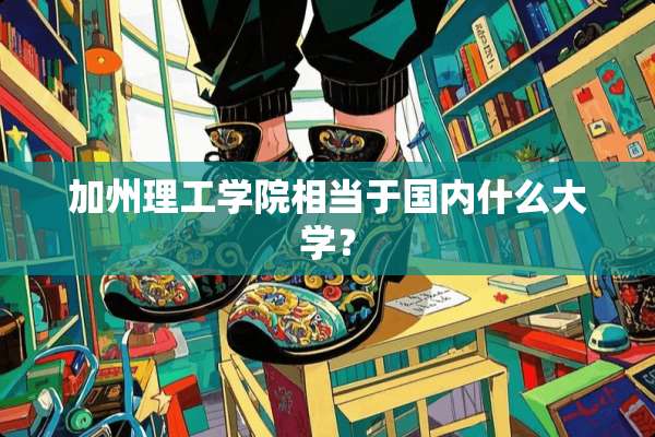 加州理工学院相当于国内什么大学？