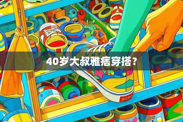 40岁大叔雅痞穿搭？