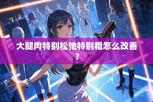大腿肉特别松弛特别粗怎么改善？