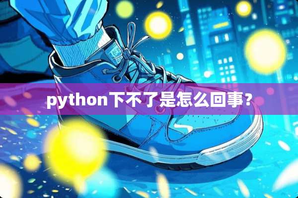 python下不了是怎么回事？