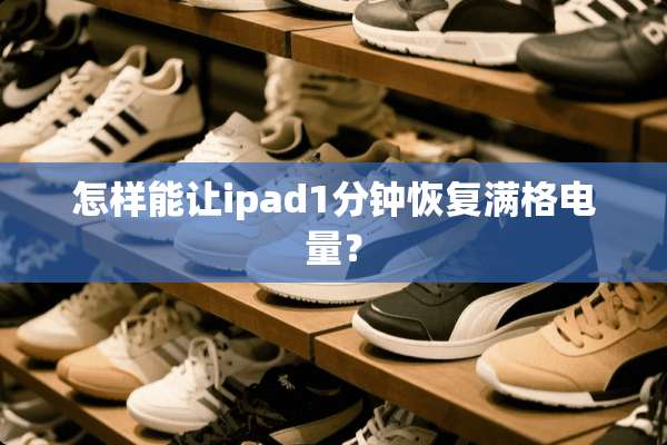 怎样能让ipad1分钟恢复满格电量？