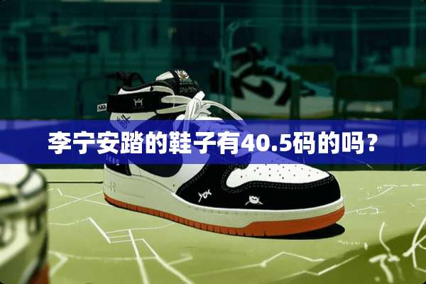 李宁安踏的鞋子有40.5码的吗？