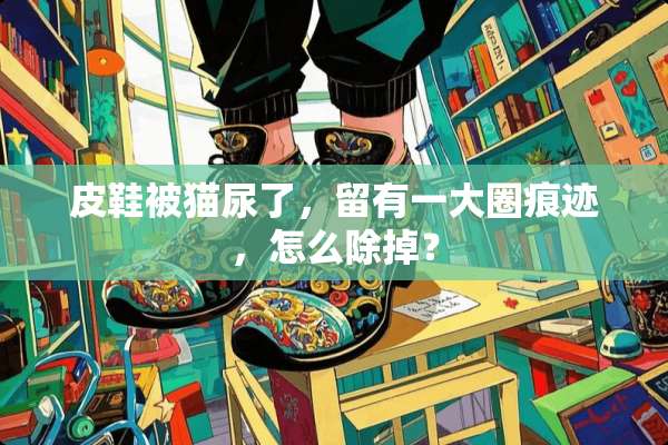 皮鞋被猫尿了，留有一大圈痕迹，怎么除掉？