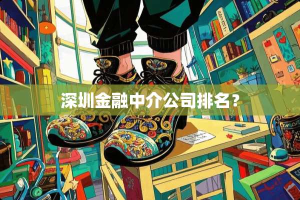 深圳金融中介公司排名？