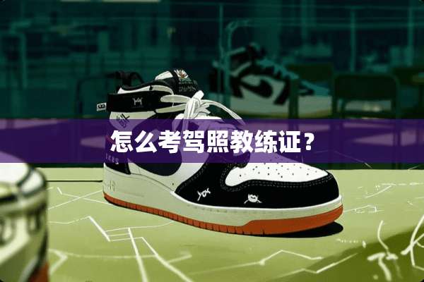 怎么考驾照教练证？