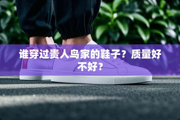 谁穿过贵人鸟家的鞋子？质量好不好？