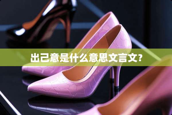 出己意是什么意思文言文？