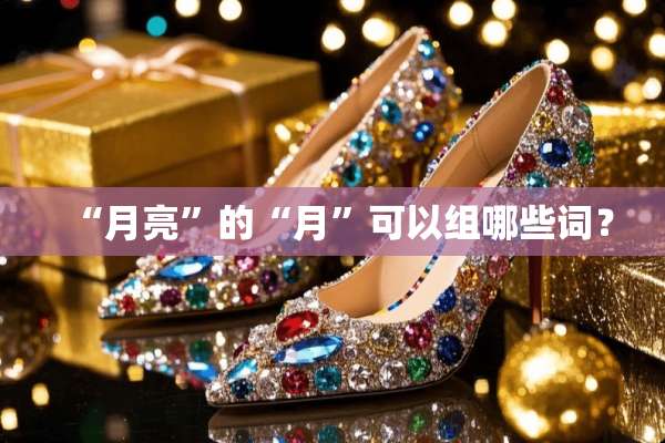 “月亮”的“月”可以组哪些词？