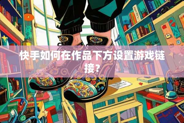 快手如何在作品下方设置游戏链接？
