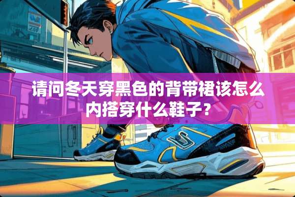 请问冬天穿黑色的背带裙该怎么内搭穿什么鞋子？