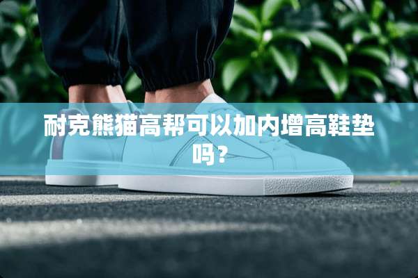 耐克熊猫高帮可以加内增高鞋垫吗？