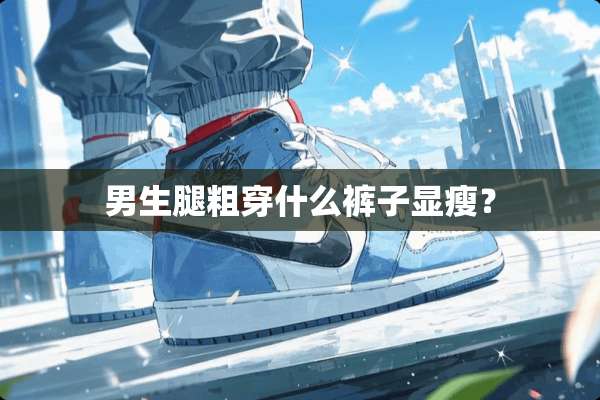 男生腿粗穿什么裤子显瘦？