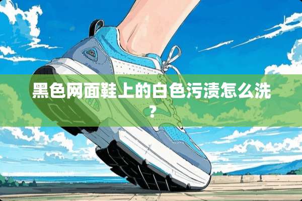 黑色网面鞋上的白色污渍怎么洗？
