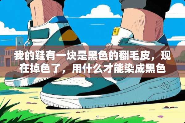 我的鞋有一块是黑色的翻毛皮，现在掉色了，用什么才能染成黑色~？