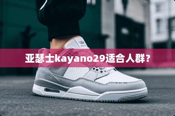 亚瑟士kayano29适合人群？