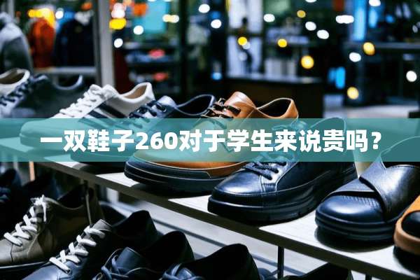 一双鞋子260对于学生来说贵吗？