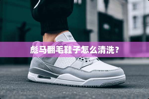彪马翻毛鞋子怎么清洗？
