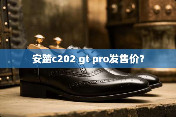 安踏c202 gt pro发售价？