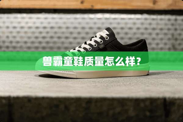 兽霸童鞋质量怎么样？