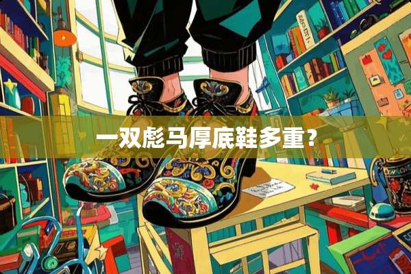 一双彪马厚底鞋多重？