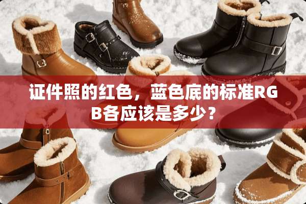 **照的红色，蓝色底的标准RGB各应该是多少？